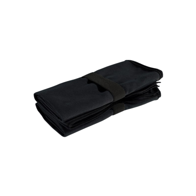 Serviette noire microfibre 