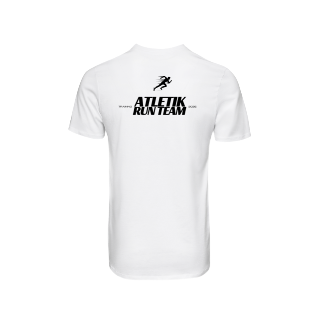 T-shirt blanc unisexe run team