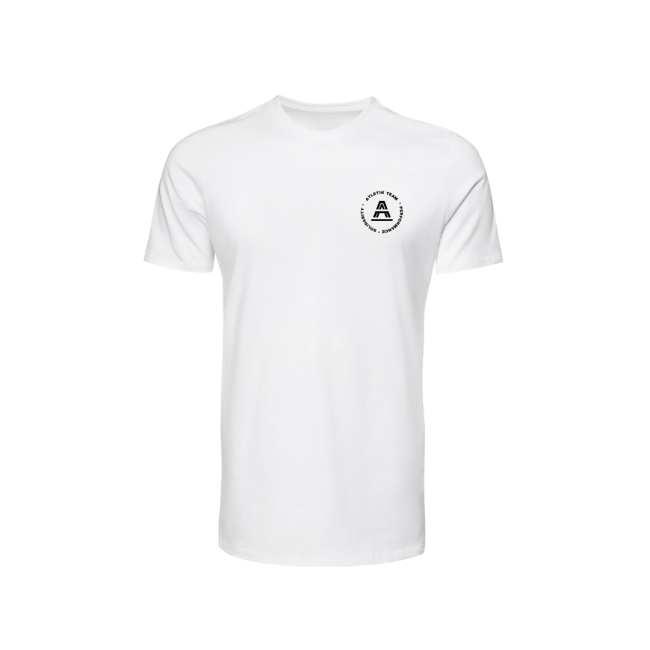 T-shirt blanc unisexe run team